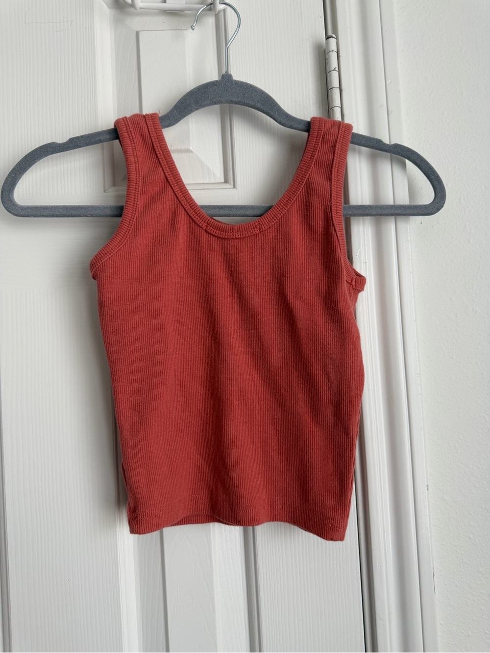 Take Me Away Red Ribbed Tank Top - Picture 4 of 4